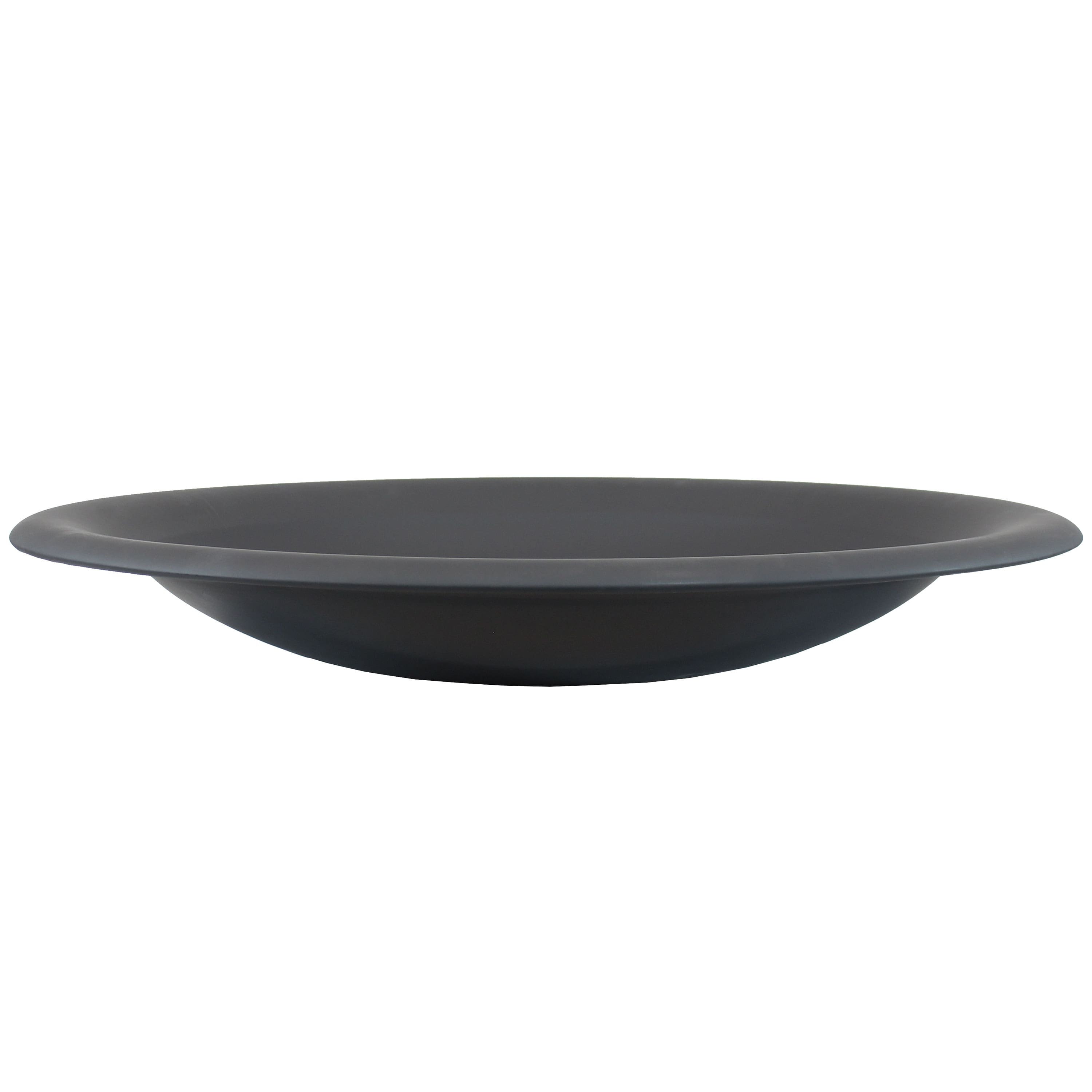 Sunnydaze - 33 in Classic Elegance Steel Replacement Fire Pit Bowl - Black