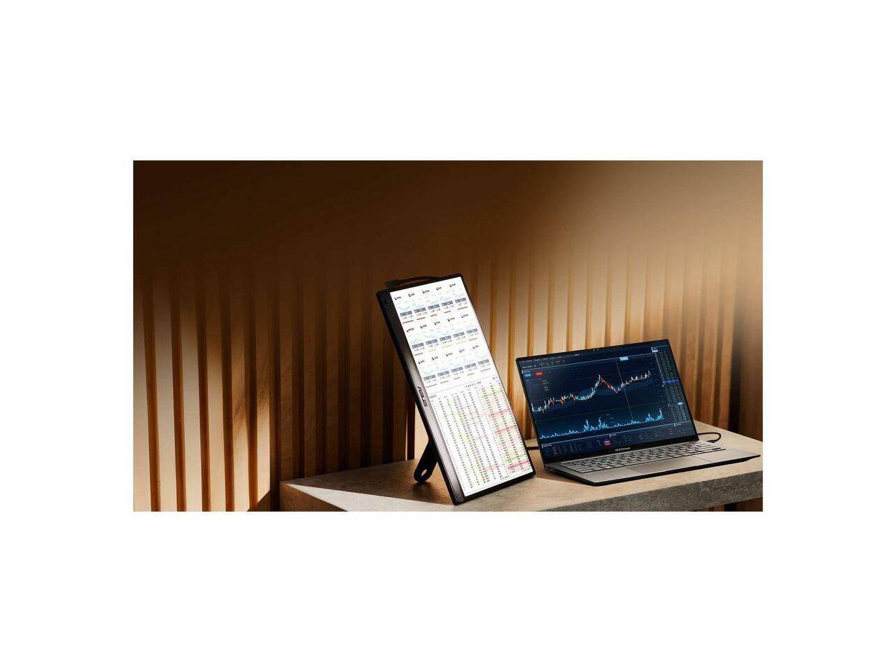 Alt View 4. ASUS - Asus ZenScreen MB169CK-P 16" Full HD IPS Monitor - 1920x1080 - 5ms - 60Hz - black.