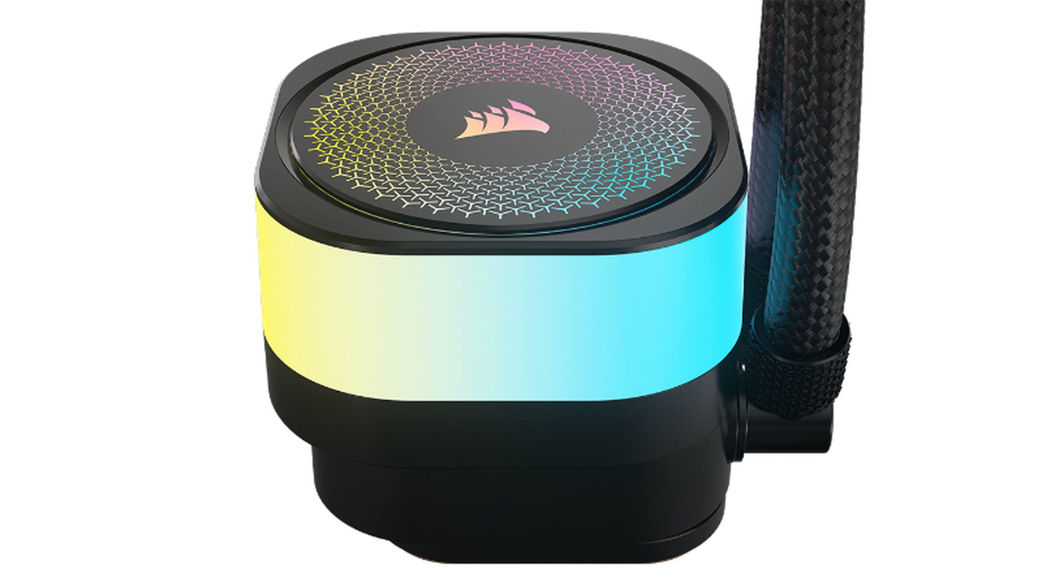 Alt View 12. CORSAIR - iCUE LINK TITAN 420 RX RGB AIO Liquid CPU Cooler - Black.