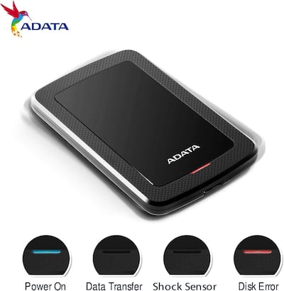 ADATA HV300 2.5 External Portable HDD 2TB USB 3.2 Colorbox Hard ADATA HV300 2.5 External Portable HDD 2TB USB 3.2 Colorbox Hard