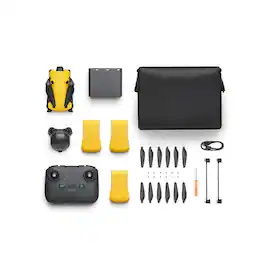 Bundle - SKYROVER - X1 4K Drone with Remote Controller Combo - Yellow