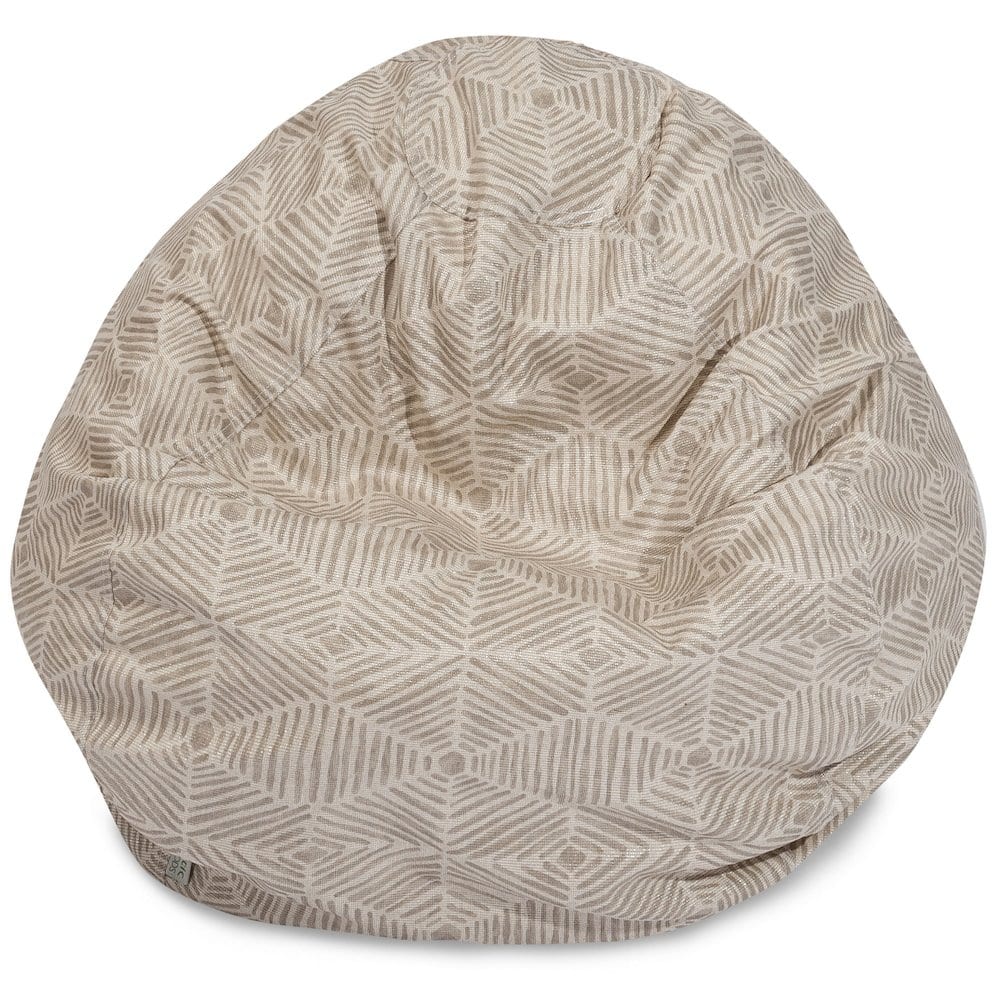 Majestic Home - Large Bean Bag Charlie Metallic - Beige