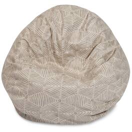 Majestic Home - Large Bean Bag Charlie Metallic - Beige