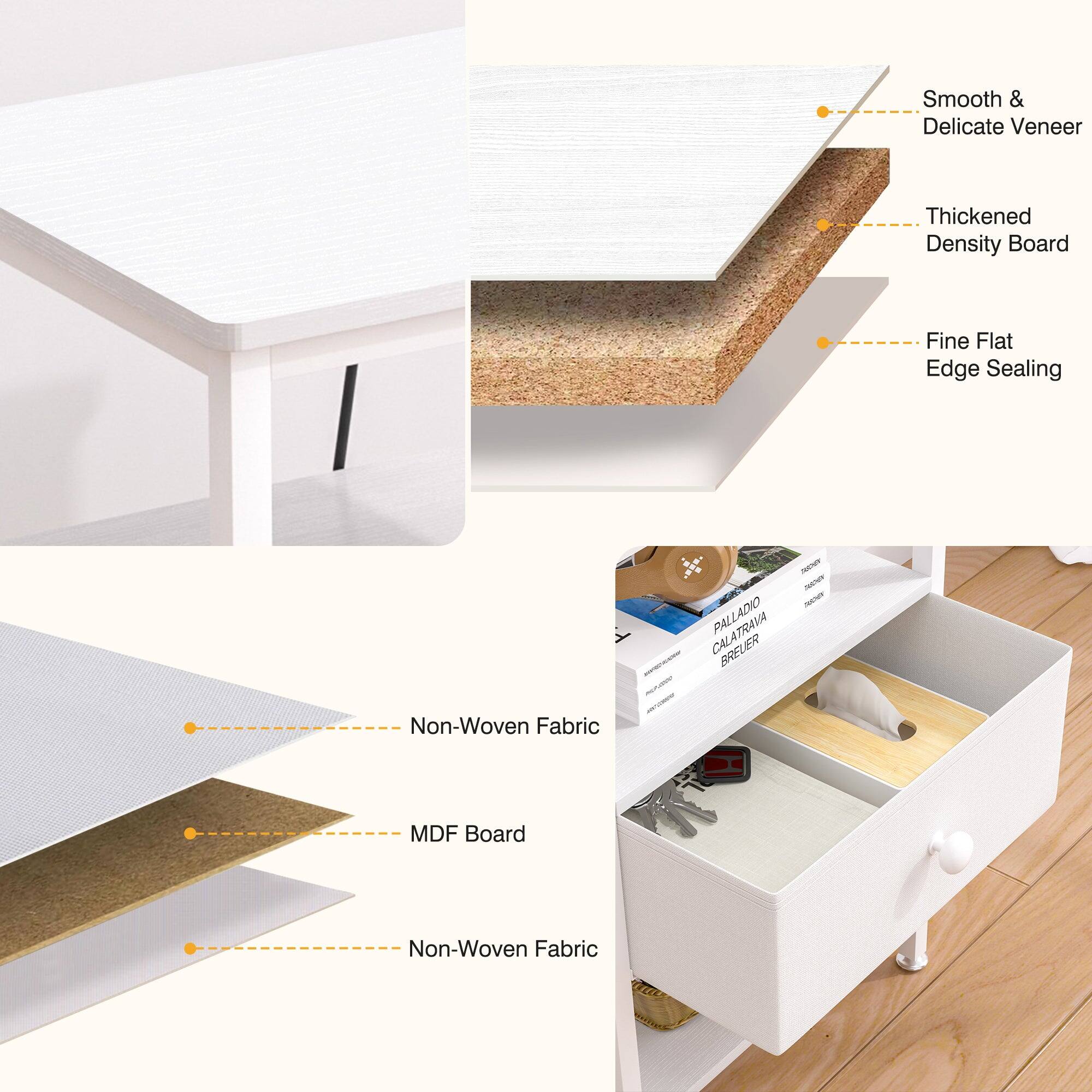 Smooth & Delicate Veneer  
Thickened Density Board  
Fine Flat Edge Sealing  

CALATRAVA BREUER  

Non-Woven Fabric  
MDF Board  
Non-Woven Fabric