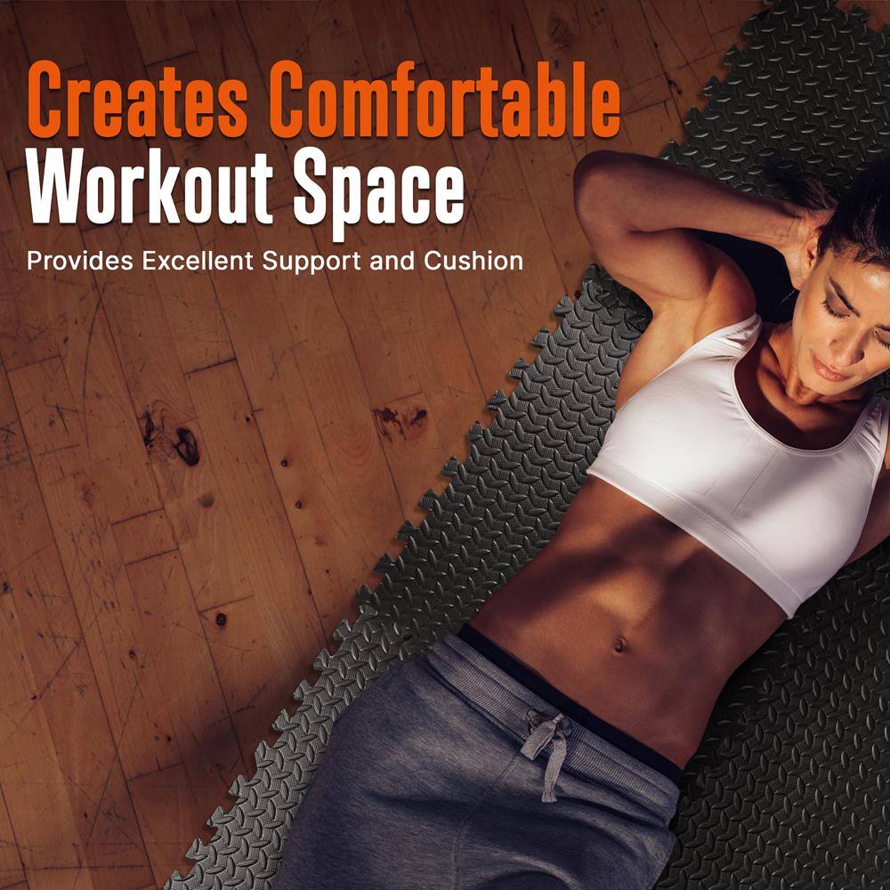 Creates Comfortable Workout Space  
Provides Excellent Support and Cushion