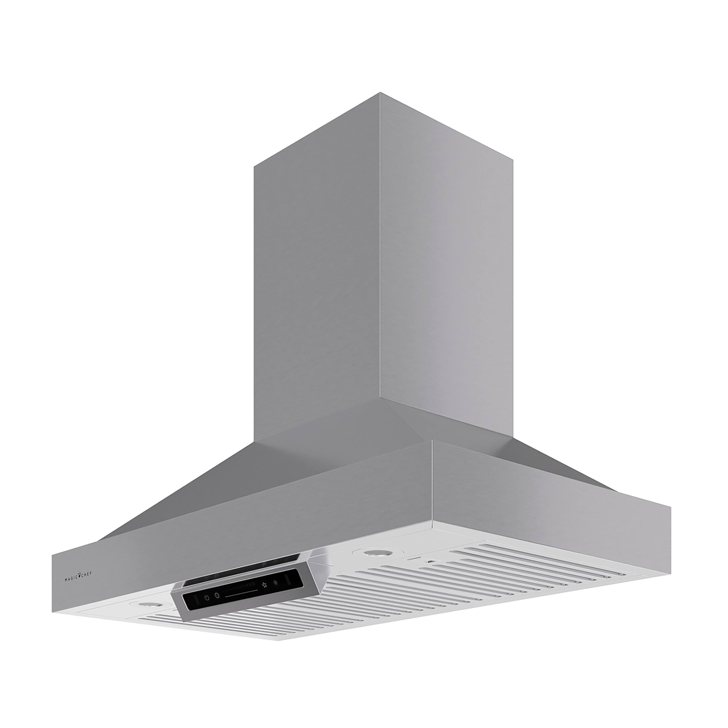 Alt View 2. Magic Chef - 36" Stainless Steel Range Hood - Stainless Steel.