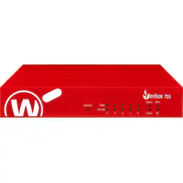 WatchGuard - Firebox T25 Network Security/Firewall Appliance - Intrusion Prevention - 5 Port - 10/100/1000Base-T - Gigabit - Black