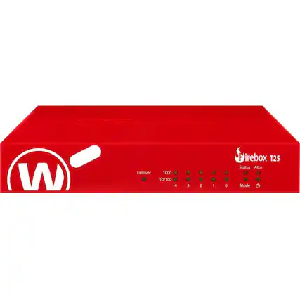 Firebox T25
Failover 1000 10/100
4 3 2 1 0
Status Attn Mode