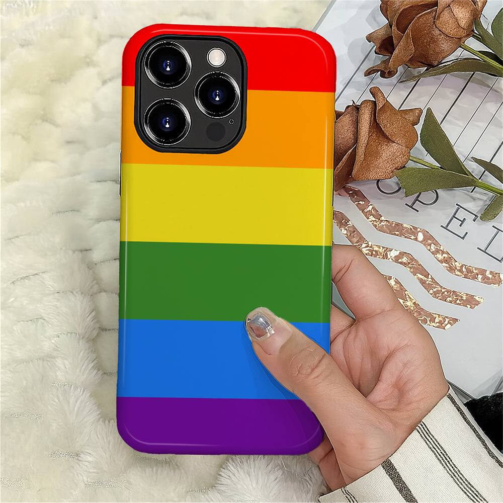 Alt View 3. Finnhomy - Smartphone Case for iPhone 16 Pro Max - Dual-Layer Heavy Duty Protective Cover - Colorful - Colorful for iPhone 16 Pro Max.