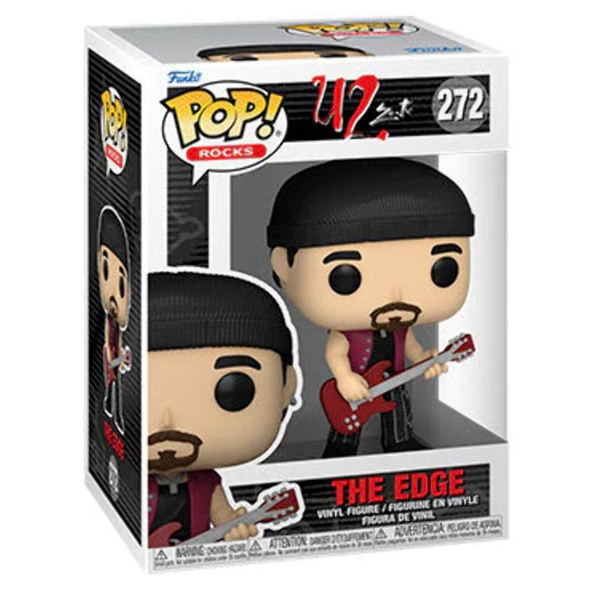 Frnb 1 POP! U2 272 ROCKS A NARNING THE EDGE FIGURINE EN VINYLE FIGURE  vI DE VINZ FIGURA A ADVER ENOA A ATTEN TON
