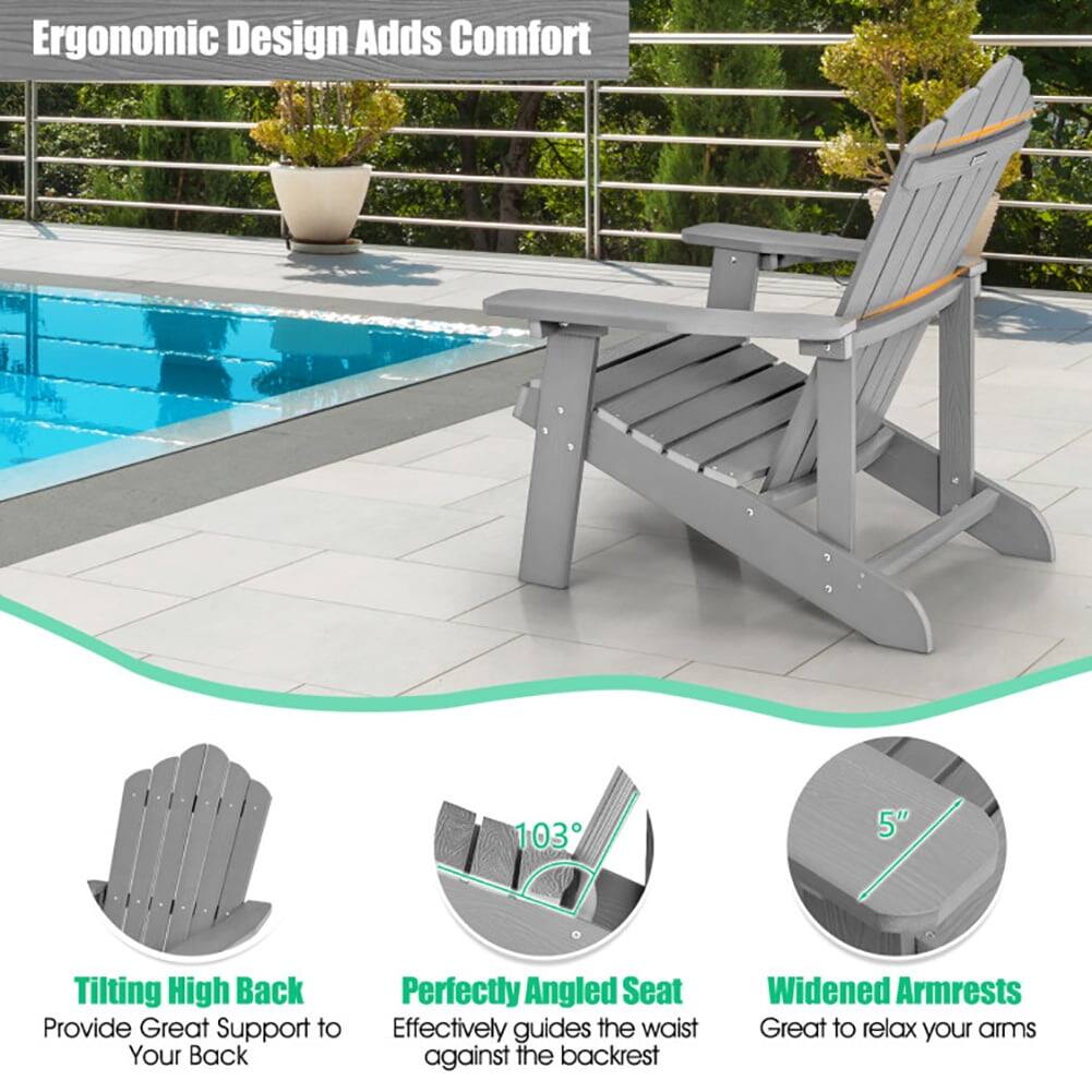 Ergonomic Design Adds Comfort

- Tilting High Back: Provide Great Support to Your Back
- Perfectly Angled Seat: Effectively guides the waist against the backrest
- Widened Armrests: Great to relax your arms