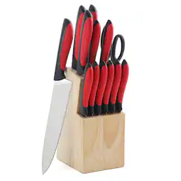 MegaChef - 14 Piece Cutlery Set - Red