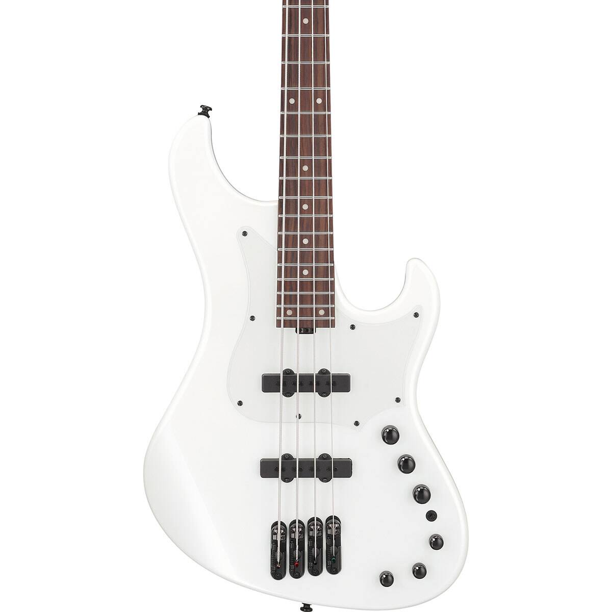 Alt View 3. Ibanez - Ibanez MDM Mode Series MDM1000 Electric Bass Guitar, Pearl White.