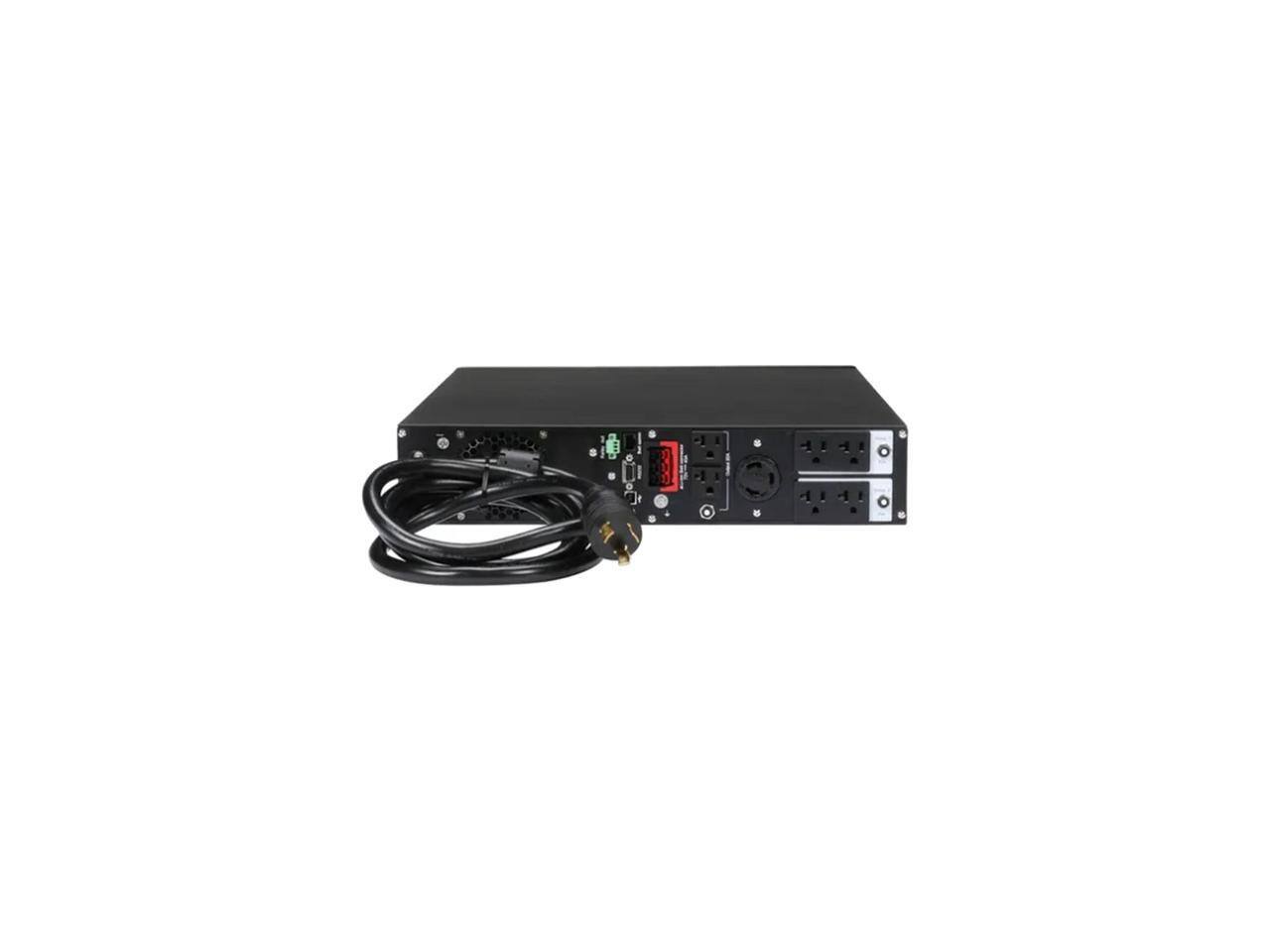 Alt View 2. Eaton - Eaton 9PX 9PX3000RTN-L Li-ion UPS, 2U, 3000VA/2400W, L5-30P, 6x 5-20R, 1x L5-30R, 120V, Network Card - Black.