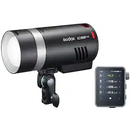 Godox - AD300Pro II All-in-One Outdoor Flash, Bundle with X3Pro 2.4Ghz Touchscreen TTL Wireless Flash Trigger for Olympus