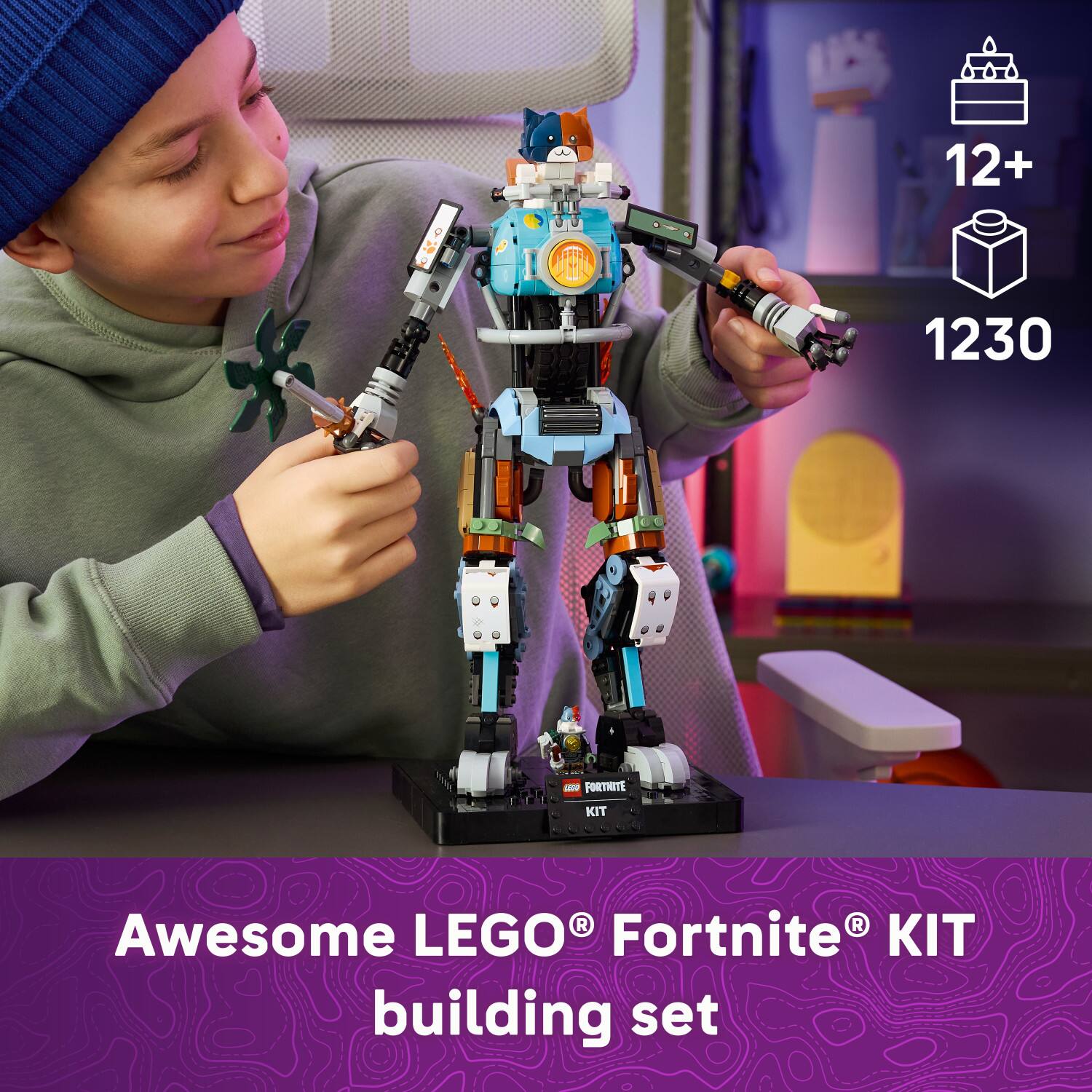 12+ 1230 - Awesome LEGO Fortnite KIT building set