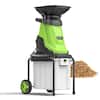 Front. Steelite - Heavy-Duty Electric Wood Chipper Shredder 15-Amp W/ 50L Collection Bin.