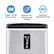 The image features a large ice maker with a stainless steel finish. It is certified BPA-free and can make up to 28 pounds of ice a day. The ice maker includes an ice basket and scoop for easy use. The machine is also designed with environmentally friendly parts, making it a great choice for those who care about the environment.