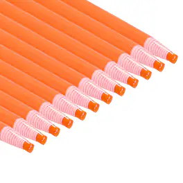 Unique Bargains - 48pcs Grease Pencil, Peel Off Wax Pencil for Labeling Glass, Paper, Vinyl & More - Orange