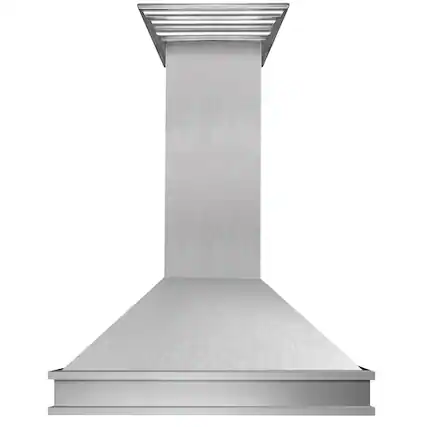 Front. ZLINE - 36" Fingerprint Resistant Stainless Steel Convertible Vent Under Cabinet Range Hood (8685S-36) - Silver.