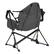 Alt View 2. Ainfox - Ainfox Oversized Camping Folding Chair, Portable Heavy Duty Swing Chair Hammock - gray.