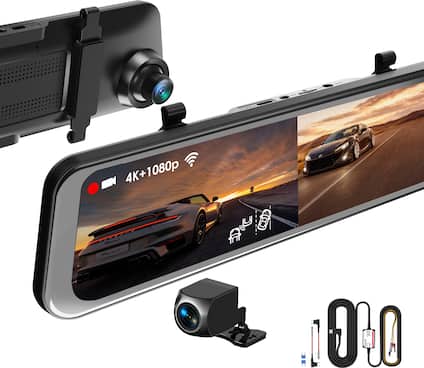 The text on the image reads "4K+1080p n aEu 010." This text is likely related to the camera and its features, such as the ability to record both 4K and 1080p resolutions.