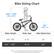 Bike Sizing Chart
Rider Height | Rider Age | Bike Wheel Size
4'0" - 4'8" | 6-10 | 20"
4'6" - 5'0" | 9-12 | 24"
Minimum 1-3 inch clearance between crotch of the intended rider and top tube of the bicycle frame, with both feet flat on the ground.