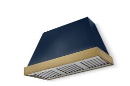 AGA - 48 inches - Externally Vented - Wall Range Hood - Indigo