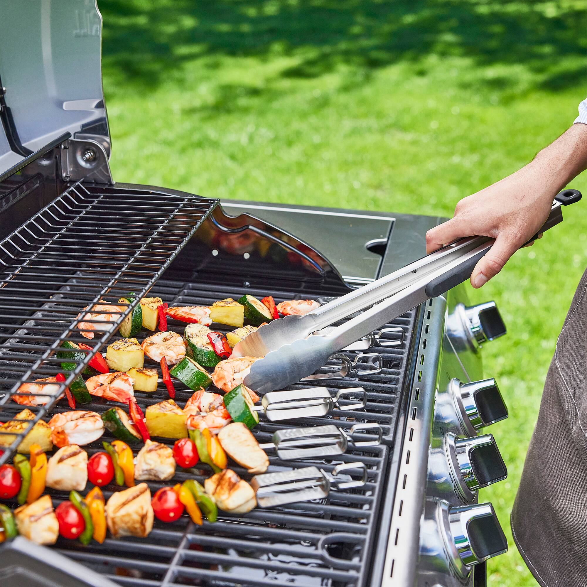 Alt View 2. Henckels - Henckels BBQ 2-pc Stainless Steel Grill Tool Set - Stainless Steel.