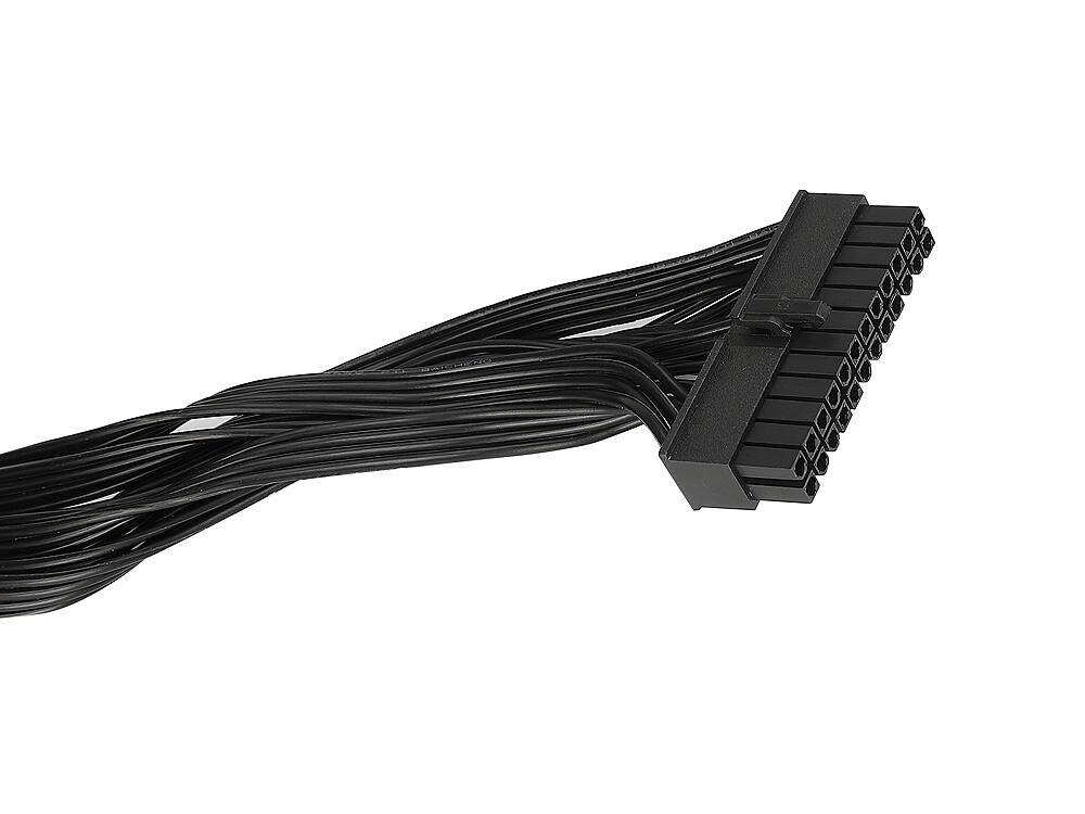 Alt View 4. Bluegears - b-Vigor 700W 80+ Efficency Equivalent 115-230V All Black Ribbon Cable Gaming PC ATX Power Supply.