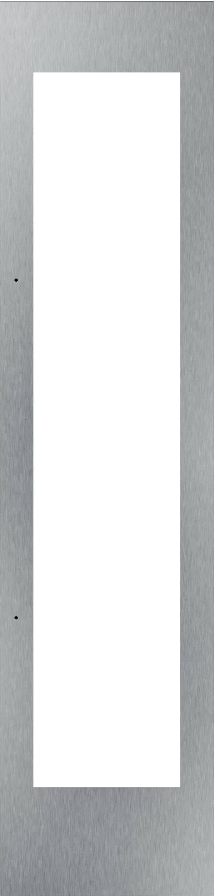 Front. Thermador - 18 inch Flush Panel Kit for T18IW100SP Thermador Wine Columns with Right-Hinge, Handle-Ready - Stainless Steel.