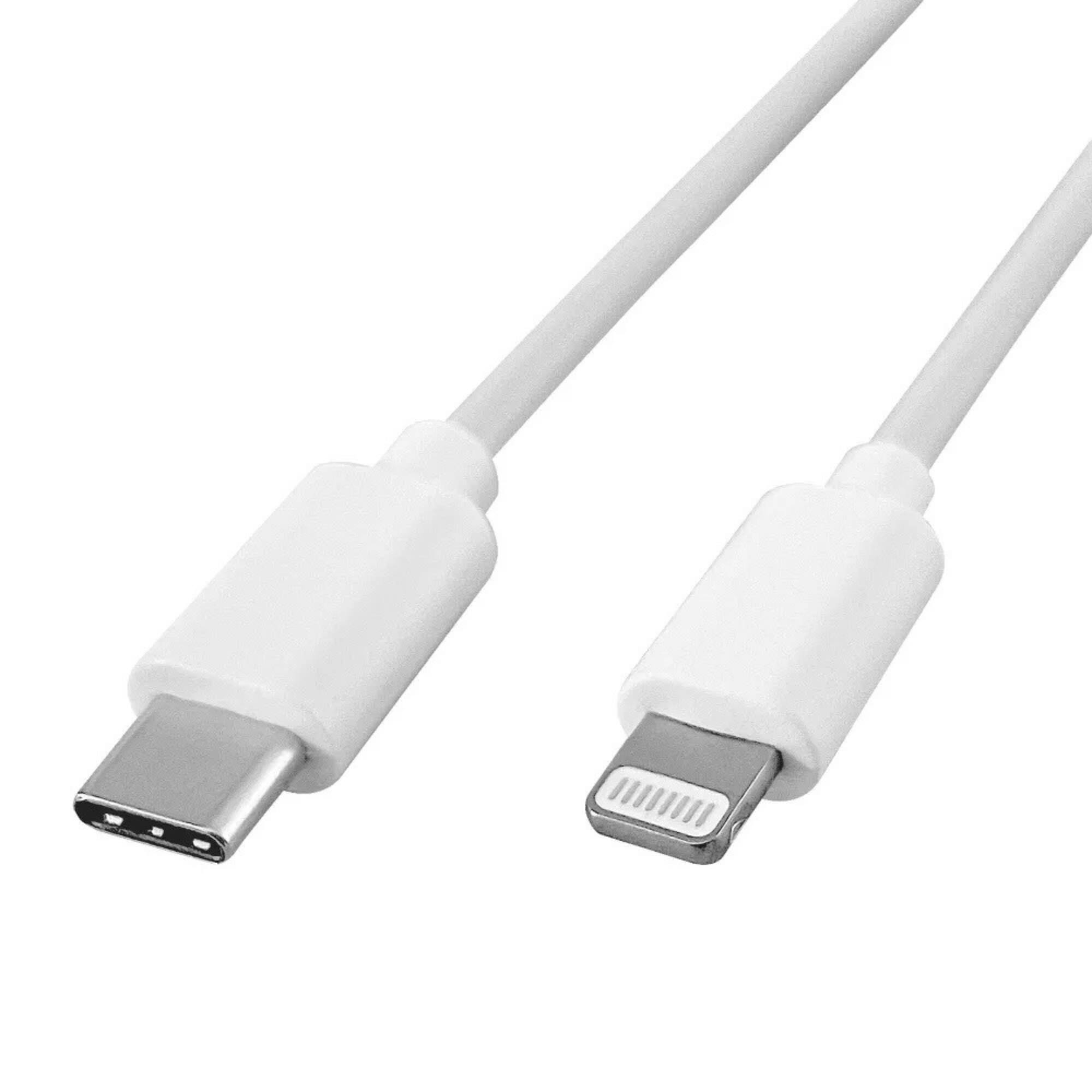 Alt View 2. Xyst - Charge and Sync USB-C to Lightning Cable 10Ft - White.