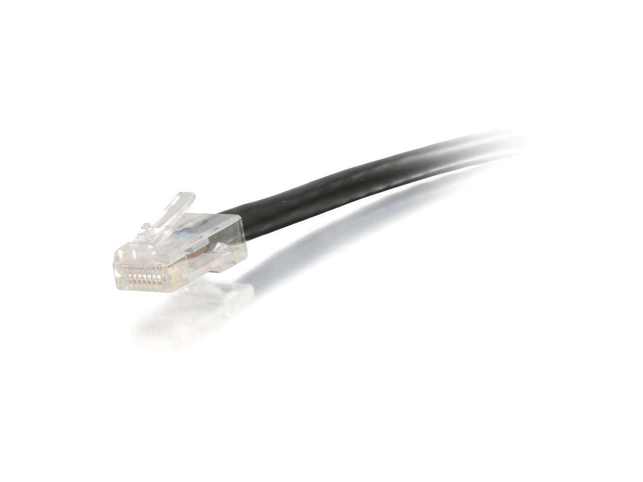 Alt View 2. Cables to Go - C2G 04125 Cat6 Cable - Non-Booted Unshielded Ethernet Network Patch Cable, Black (100 Feet, 30.48 Meters).