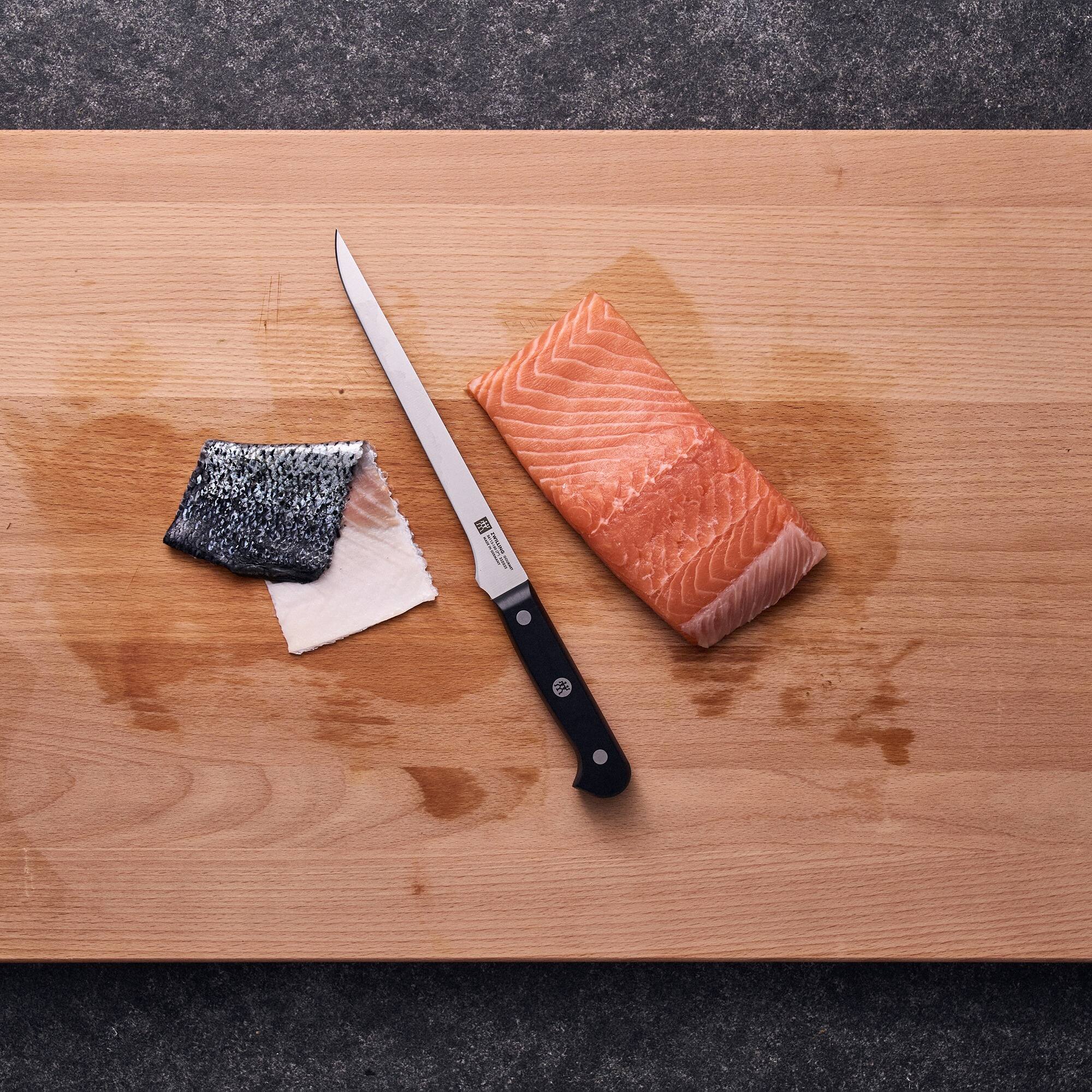 Alt View 3. ZWILLING - ZWILLING Gourmet 7-inch Fillet Knife - Stainless Steel.