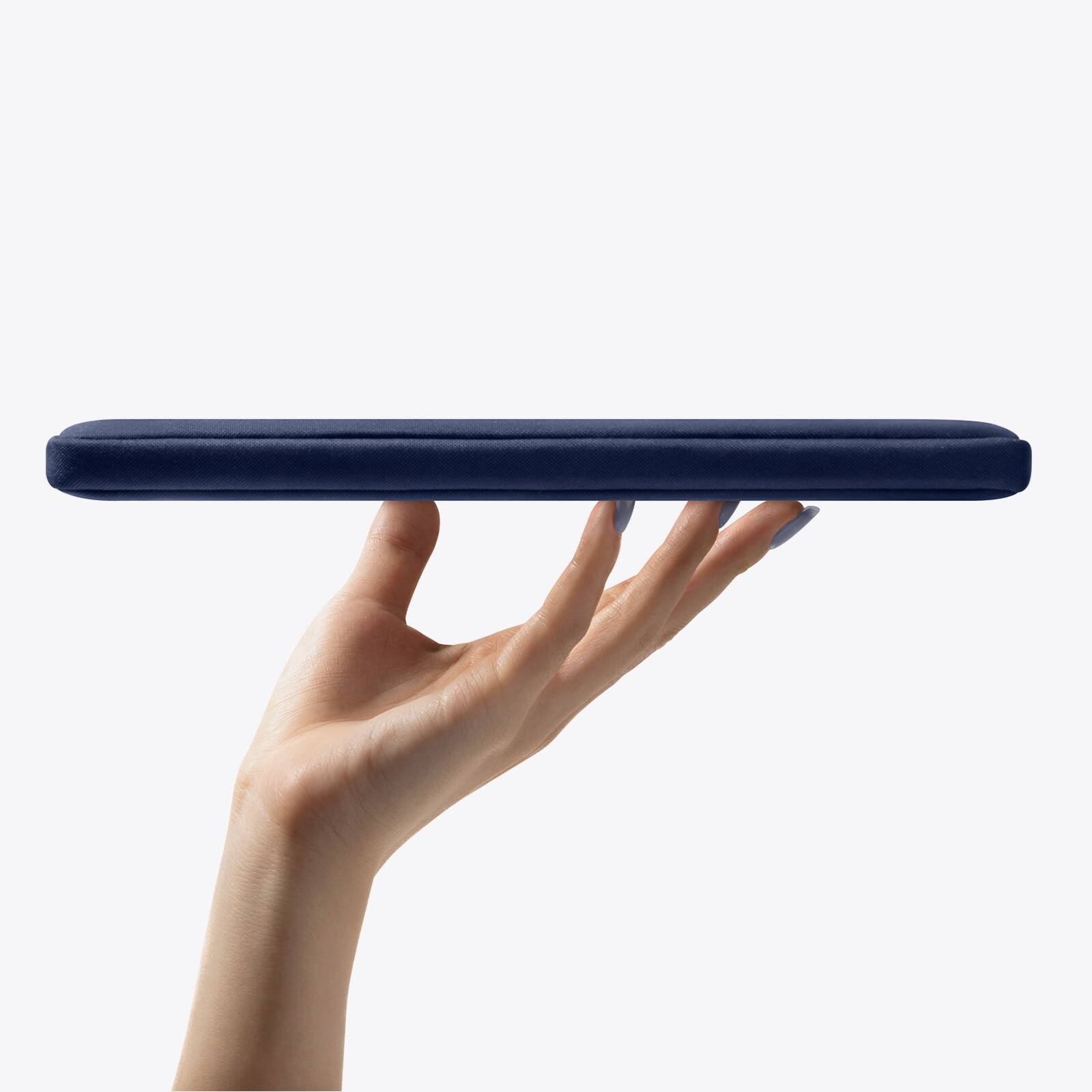Alt View 3. tomtoc - Light-A18 Slim Laptop Sleeve Case for 13-inch MacBook Neo A18 Pro Chip 2026 - Navy Blue.