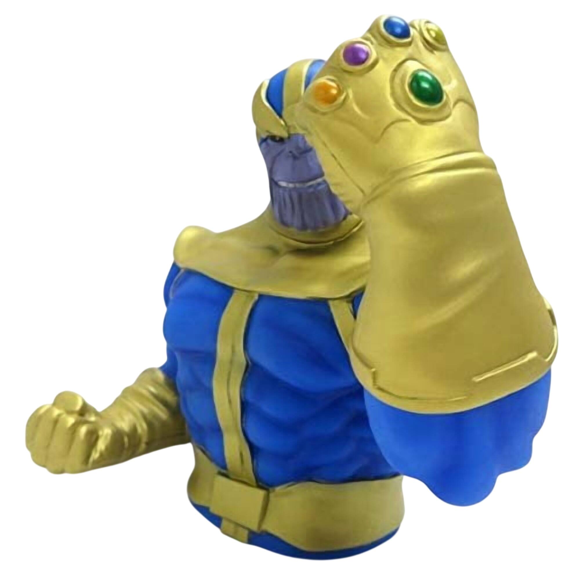 Alt View 2. Monogram - Monogram Marvel Thanos Figural Coin Bank - Blue.