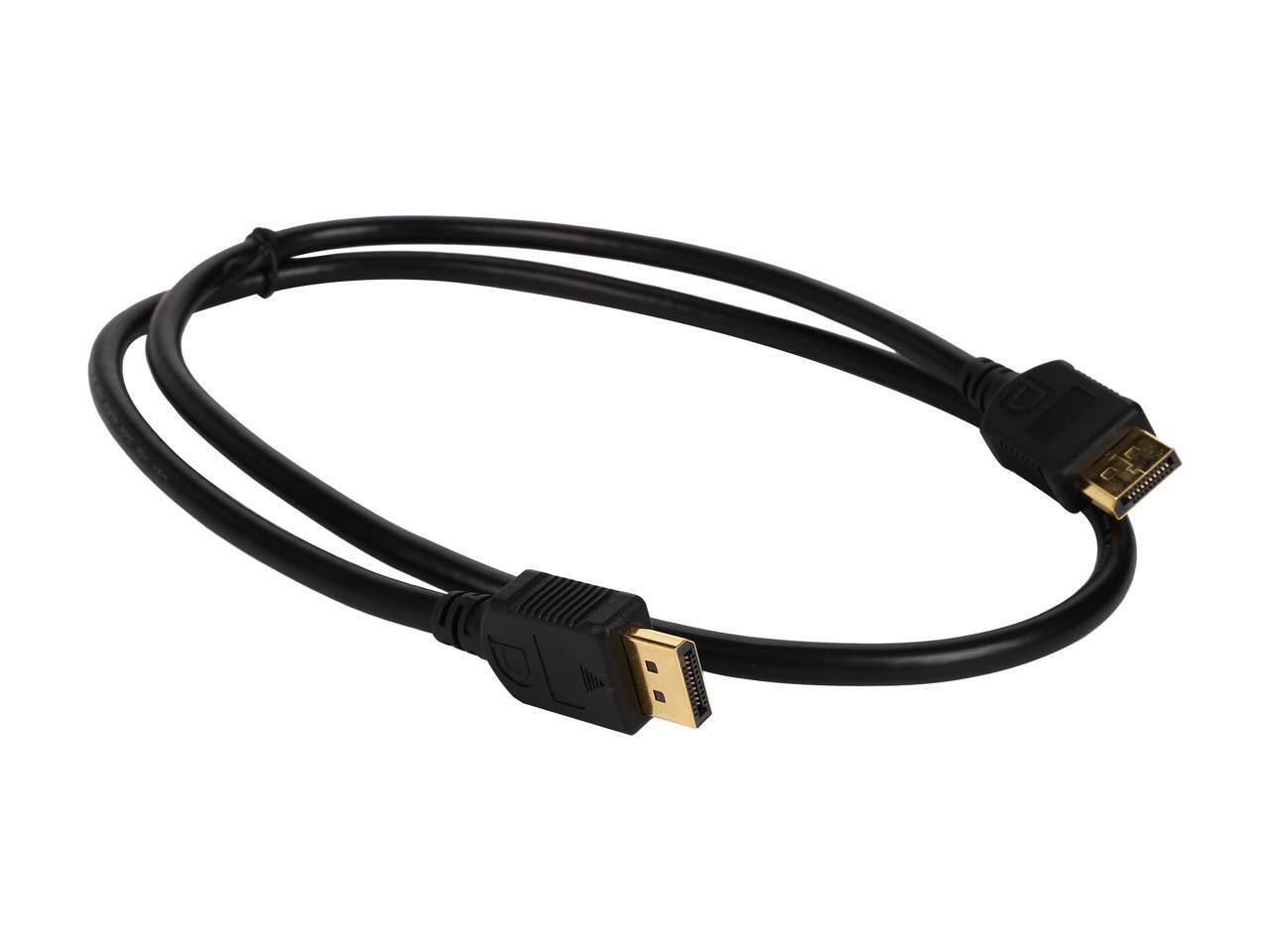 Alt View 1. Nippon Labs - Nippon Labs DP-3-MM 3 ft. DisplayPort HBR Male to Male Cable, Black.