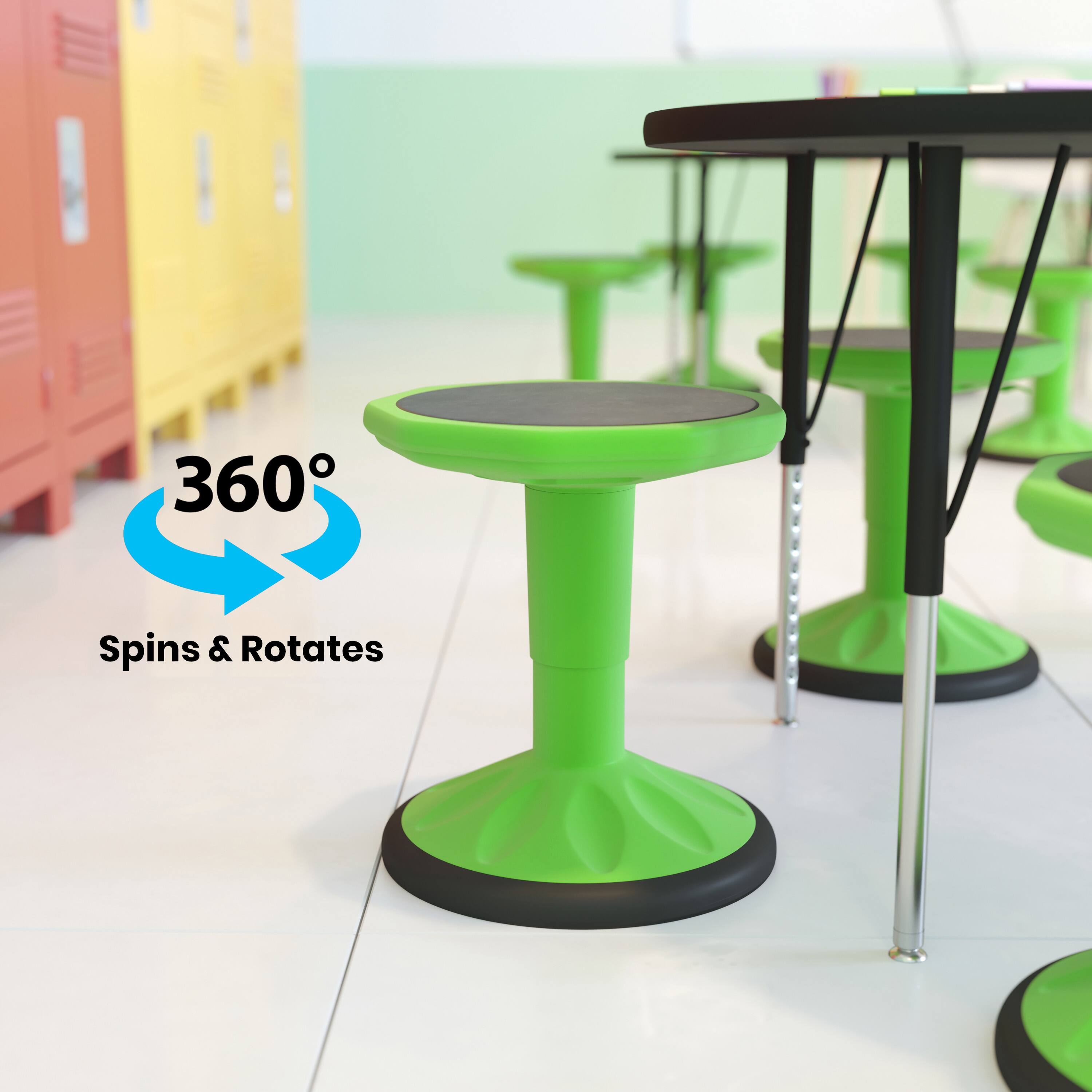 360° Spins & Rotates