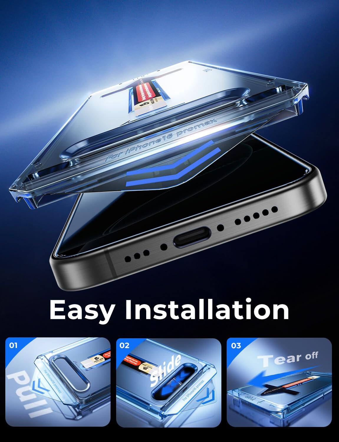 NOTION promax For iPhone16

Easy Installation

01 Pull
02 Slide
03 Tear off