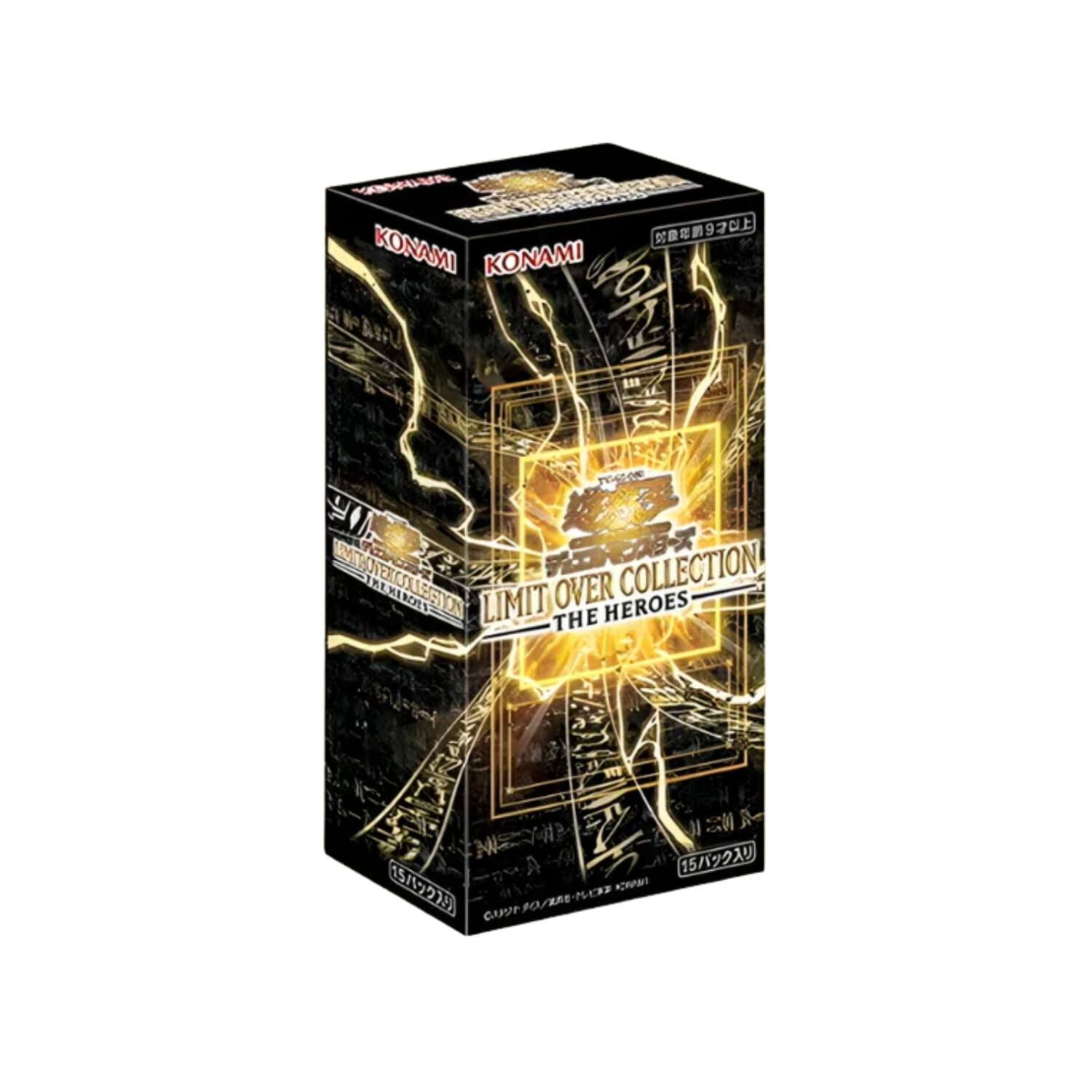 KONAMI  
LIMIT OVER COLLECTION  
THE HEROES  
15/152  
BCSE LLESTN  
OVER ROES  
NT COLLECTION  
IBEKI