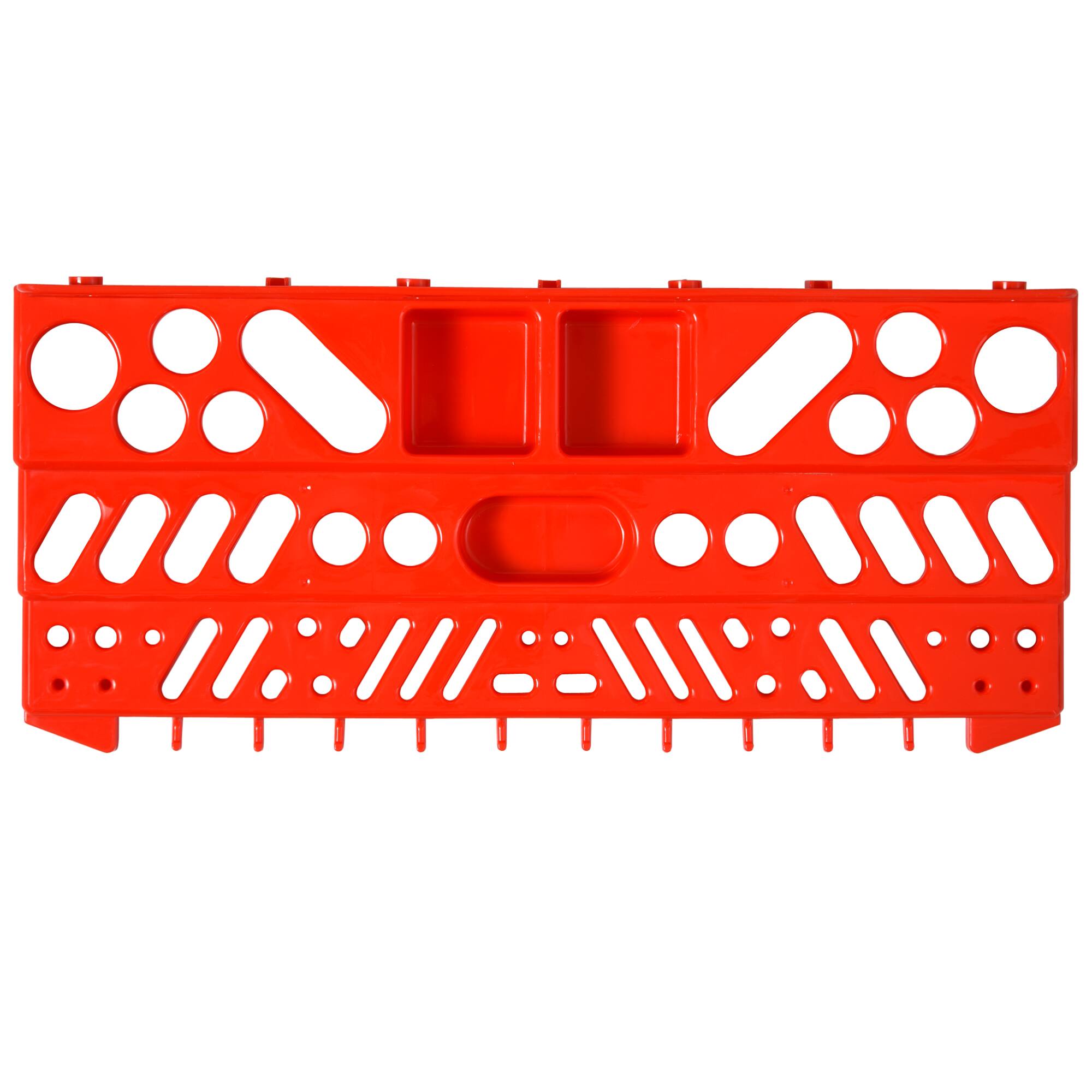 Alt View 7. Durhand - 54 Pieces Pegboard and Shelf Tool Organizer, Wall Mounted DIY Garage Storage with 50 Hooks, Gray - Grey.