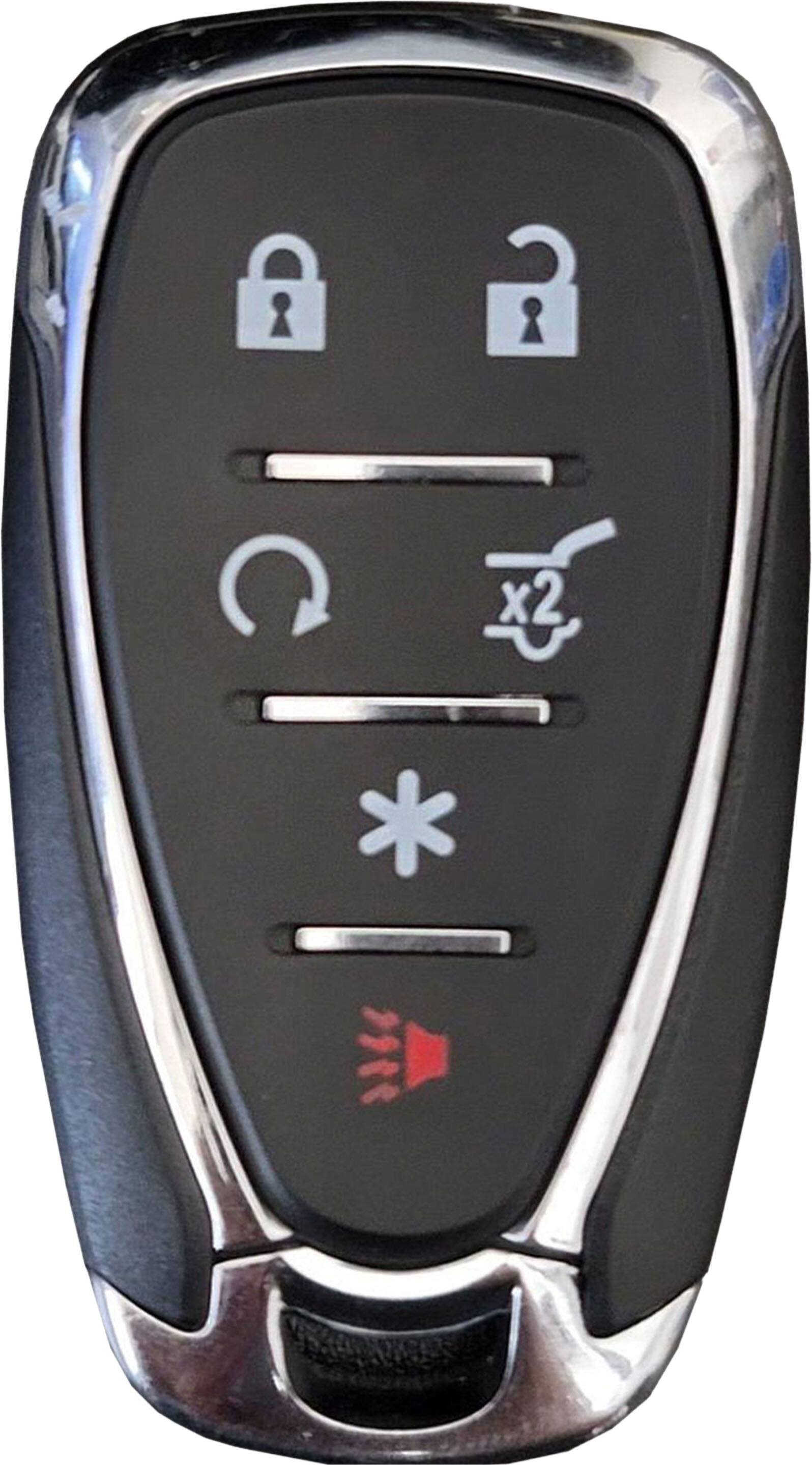 Front. Car Keys Express - Car Keys Express GM Simple Key - 6 Button Smart Key Remote and programming device - Black.