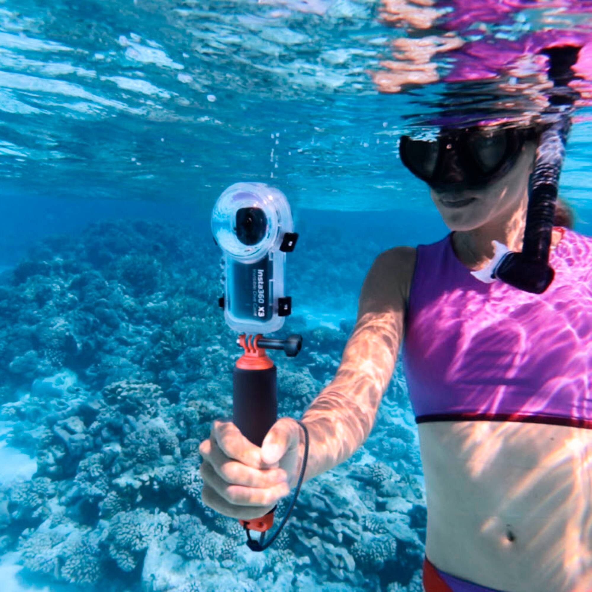 Alt View 12. Insta360 - 6.9" Floating Hand Grip Monopod - Black.