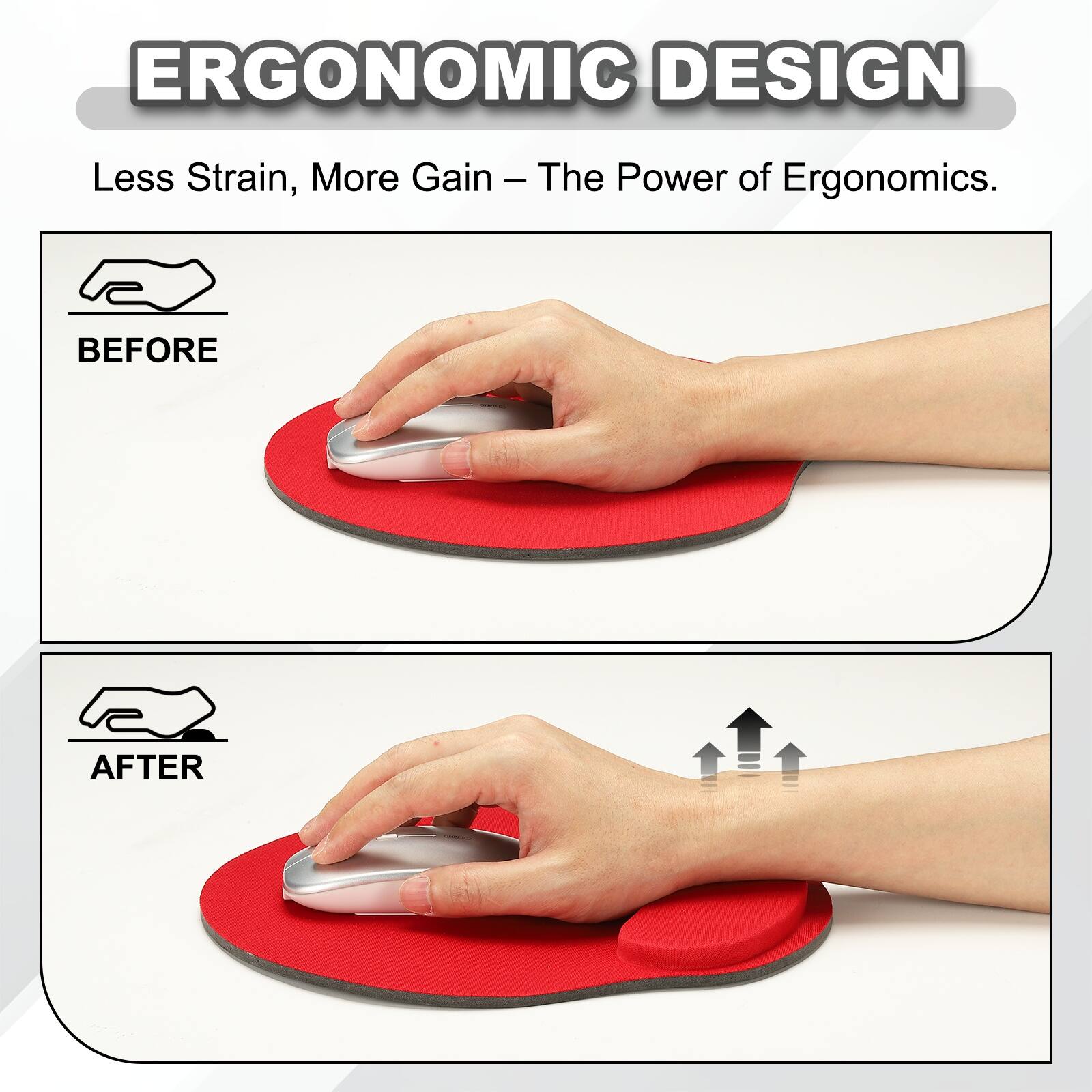 ERGONOMIC DESIGN  
Less Strain, More Gain – The Power of Ergonomics.

BEFORE

AFTER