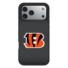 Keyscaper - NFL - Cincinnati Bengals Bump Case with 8.2ft Drop Protection - 15 - Black