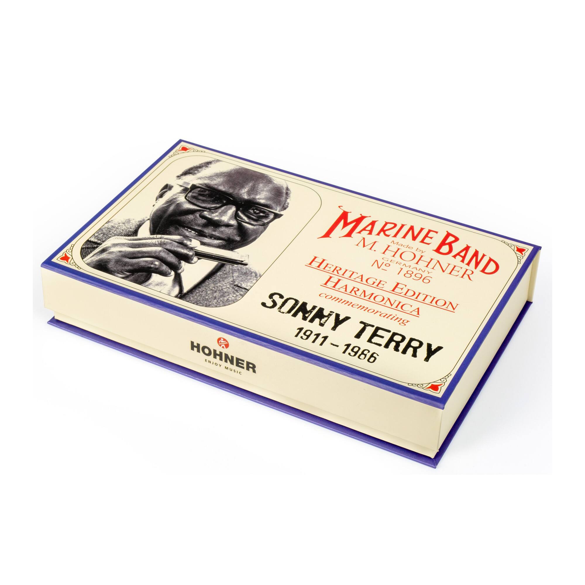 Cie MARINE M. HOHNER Made in GERMANY 1896 SONNY commemorating EDITION 1911-1986 1911 - TERRY HOHNER EiO. 1986 .... LPE