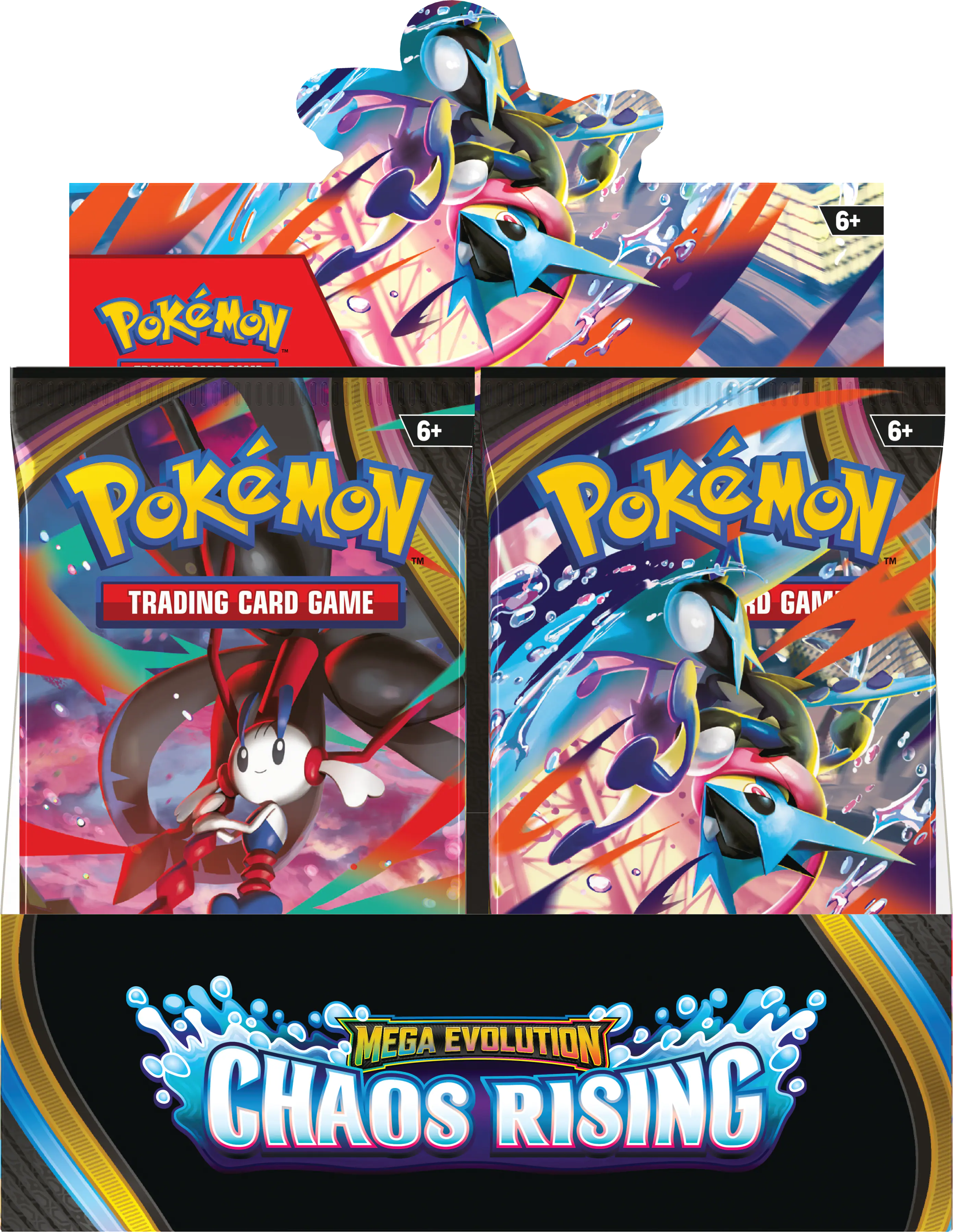 6+ Pokémon 6+ Pokémon Trading Card Game BD Gan Mega Evolution Chaos Rising