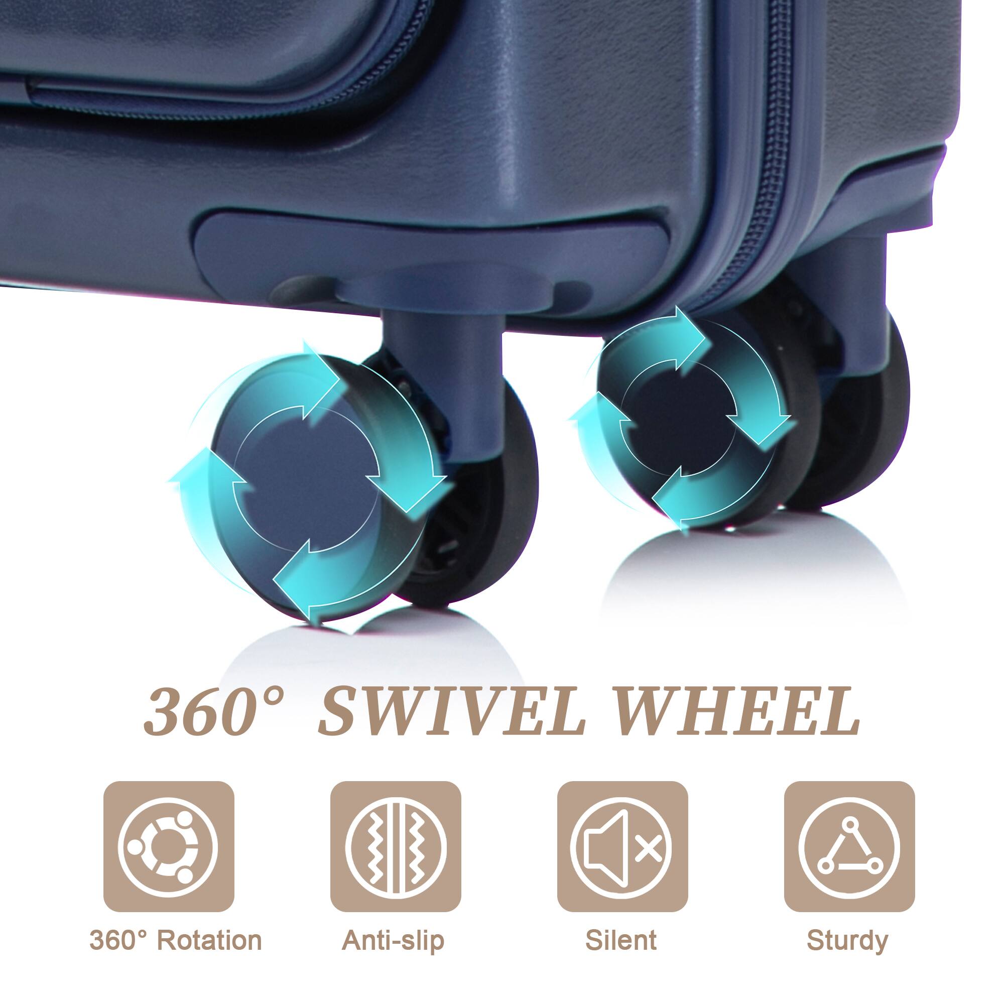 360° SWIVEL WHEEL

- 360° Rotation
- Anti-slip
- Silent
- Sturdy