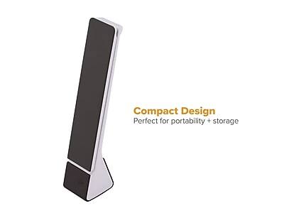 Compact Design  
Perfect for portability + storage