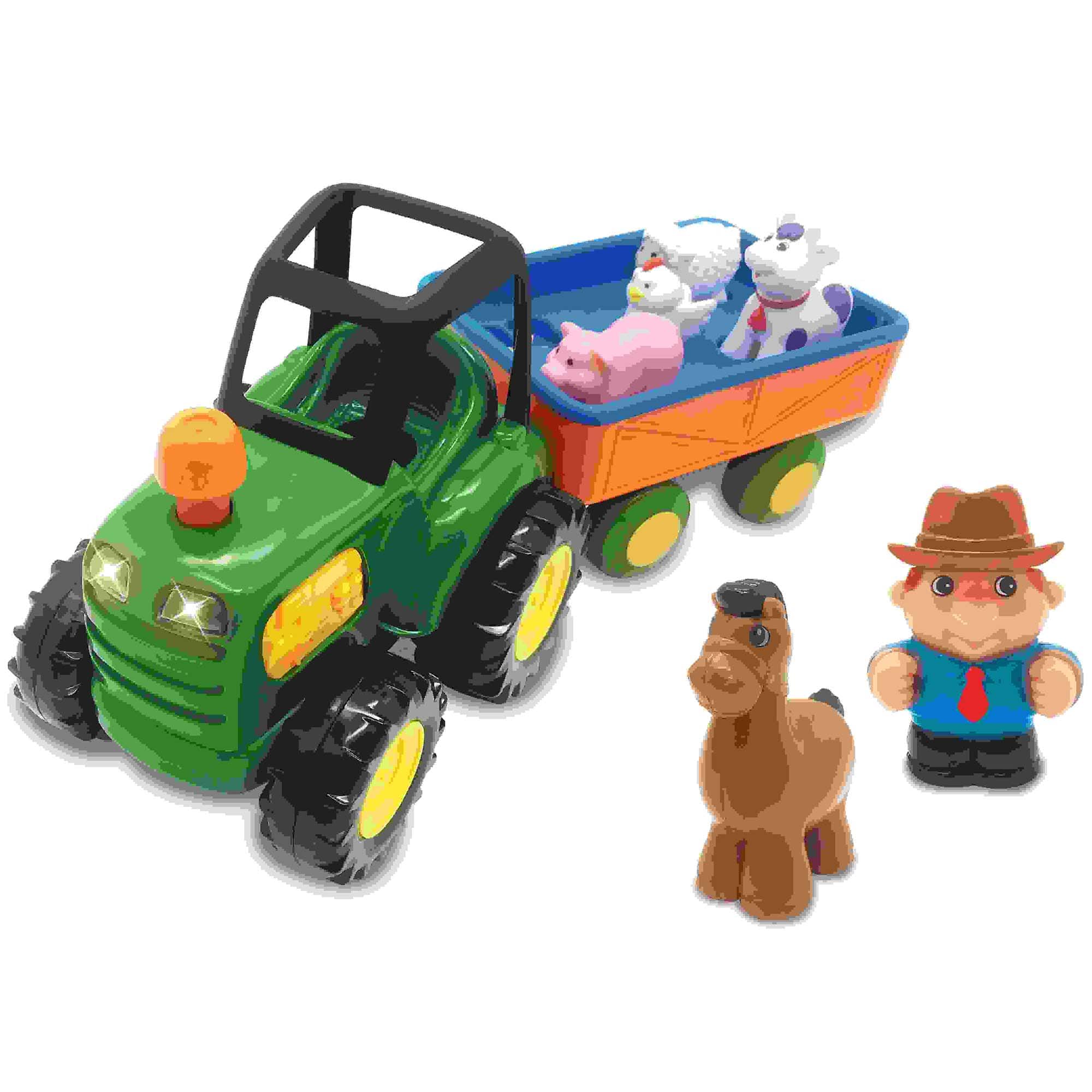 Front. Kiddieland - Kiddieland: Light N' Sound - Farm Tractor, Vehicle Playset, Kids Ages 1+.